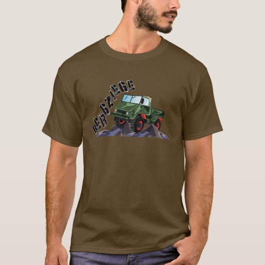 Unimog - Oldtimer - Traktor - 4x4 - T-Shirt (Vorderseite)
