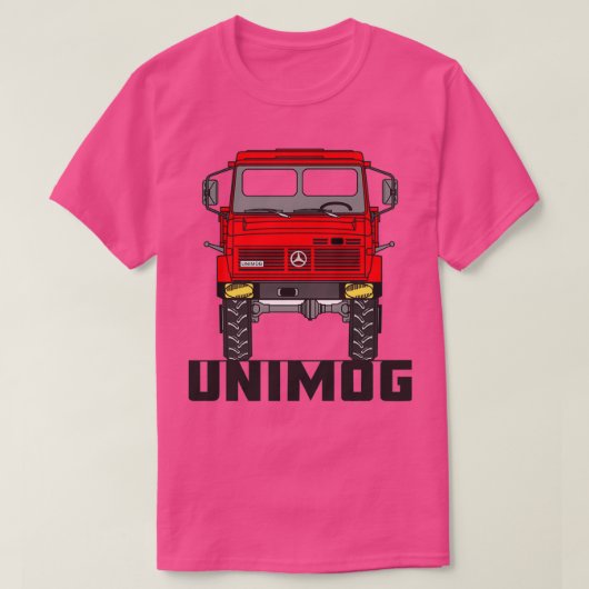 Unimog U1600 rot T-Shirt (Design vorne)