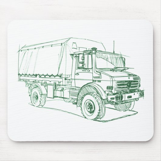 Unimog U4000 Mousepad (Vorne)