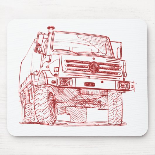 Unimog U5000 Mousepad (Vorne)