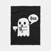 Unimpressed Ghost 2025 Fleecedecke (Vorderseite)