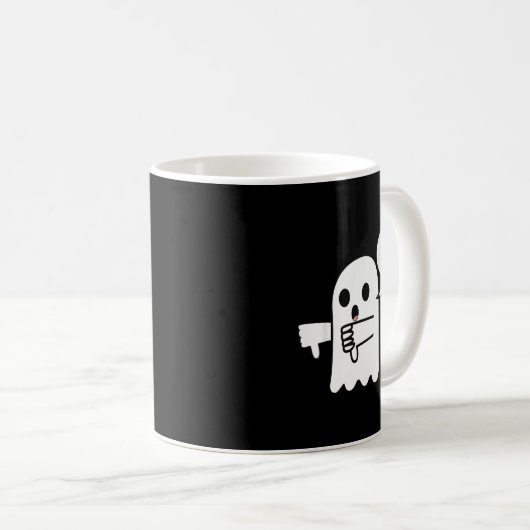 Unimpressed Ghost 2025 Kaffeetasse (VorderseiteRechts)
