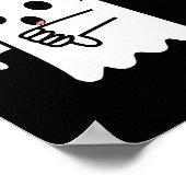 Unimpressed Ghost 2025  Poster (Ecke)