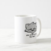 Unimpressed Katzen-Tassen Kaffeetasse (VorderseiteRechts)