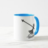 UNINSPIRED ARTIST von Jeff Willis Art Tasse (VorderseiteRechts)