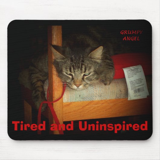 Uninspirierter Engel Mousepad (Vorne)