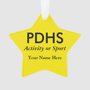 Unioder Highschool Varsity-Buchstabe-Andenken Ornament
