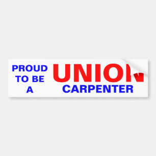 UNION CARPENTER AUTOAUFKLEBER