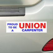 UNION CARPENTER AUTOAUFKLEBER (Auf Auto)