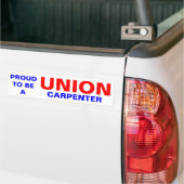 UNION CARPENTER AUTOAUFKLEBER (Auf Lkw)