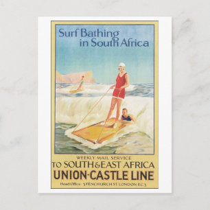 Union-Castle Linie nach Süd- und Ostafrika Postkarte