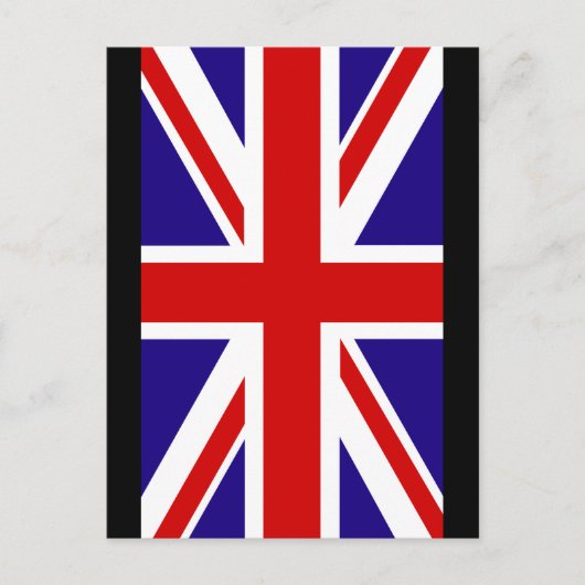 Union Jack 2 Postkarte (Vorderseite)