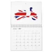 Union Jack 60er Motor Scooter Kalender (Jan 2027)