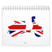 Union Jack 60er Motor Scooter Kalender (Titelbild)