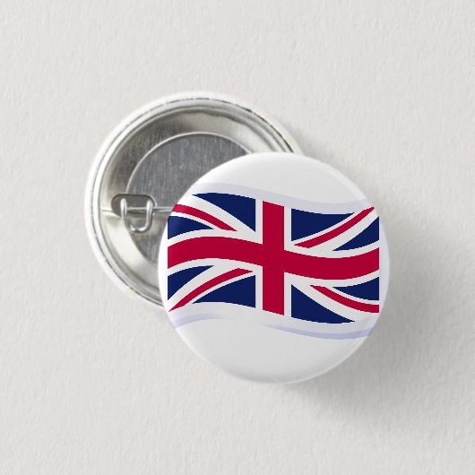 Union Jack Abzeichen Button (Vorne & Hinten)