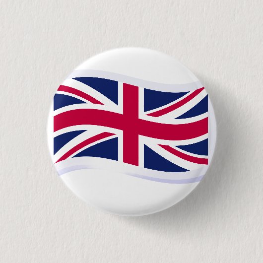 Union Jack Abzeichen Button (Vorderseite)