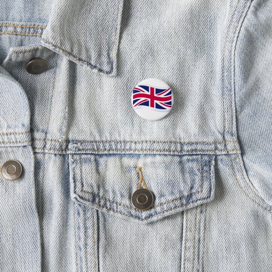 Union Jack Abzeichen Button (Beispiel)