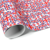 Union Jack Art Geschenkpapier (Rolleneckpunkt)