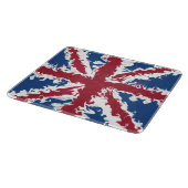Union Jack Art, UK Flag Decor Schneidebrett (Ecke)