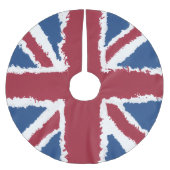 Union Jack Art von Heva Weva Weihnachtsbaum Base Polyester Weihnachtsbaumdecke (Vorderseite)