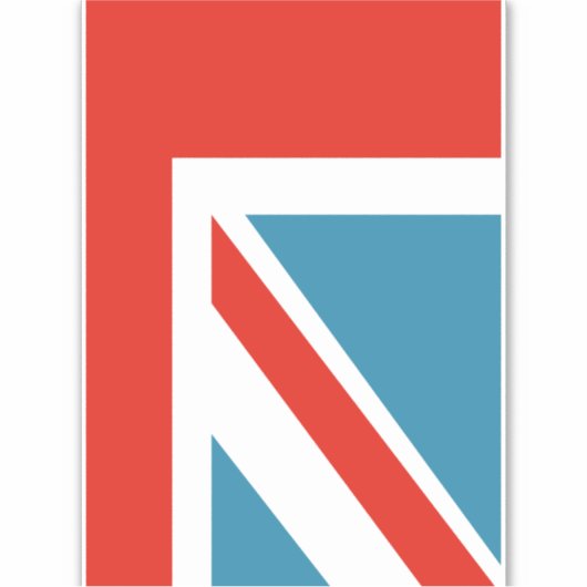 Union Jack Aufkleber (Vorderseite)