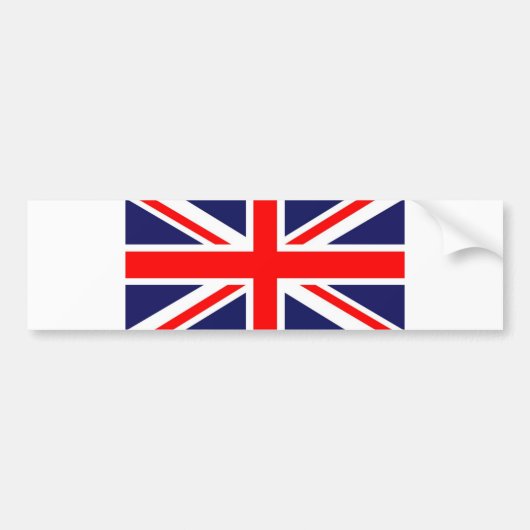 Union Jack Autoaufkleber (Vorne)