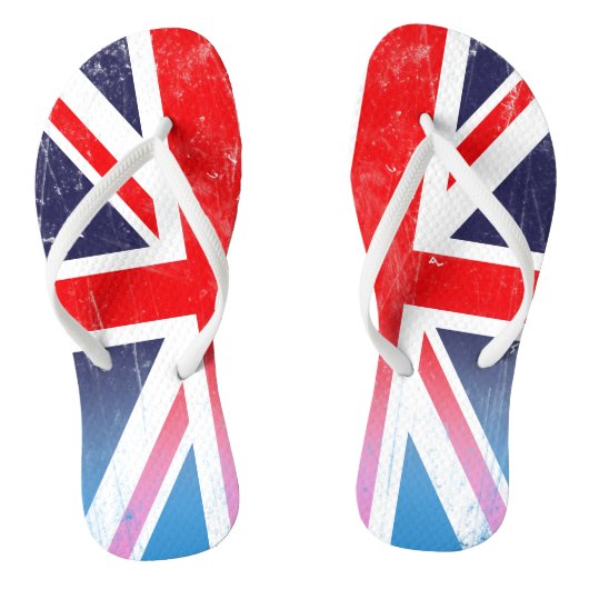 Union Jack Badesandalen (Fußbett)