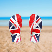 Union Jack Badesandalen
