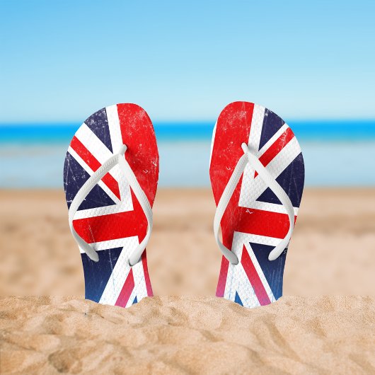 Union Jack Badesandalen