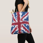 Union Jack Bag, UK Flag Liquid Art Tasche (Von Nahem)