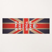 Union Jack Behalte Calm Yoga Mat | Single-Seitendr Yogamatte (Vorderseite (Horizontal))