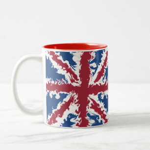 Union Jack Bespoke Zweifarbige Tasse