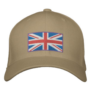 Union Jack bestickt Bestickte Kappe