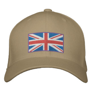 Union Jack bestickt Bestickte Kappe
