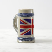 Union Jack Bierglas (Vorderseite Links)