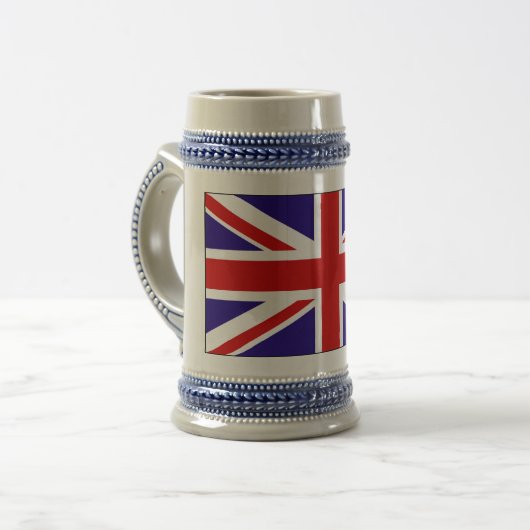 Union Jack Bierglas (Vorderseite Links)