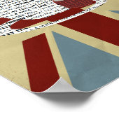 Union Jack Bildposter Ein netter Tee Vintage Poster (Ecke)