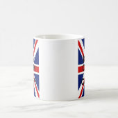 Union Jack bleibt ruhig und befördert Tasse (Mittel)