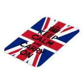 Union Jack bleibt ruhig und führt weiter Magnet (Linke Seite)