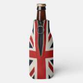 UNION JACK BOTTLE COOLER FLASCHENKÜHLER (Flasche Rückseite)