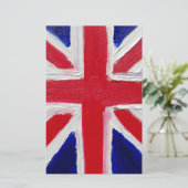 Union Jack Briefpapier (Stehend Vorderseite)