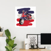 Union Jack Brit Roller Poster (Heimbüro)