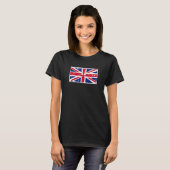 UNION JACK BRITIAN FLAG BRIEFMARKE GRAPHISCH T-Shirt (Vorne ganz)