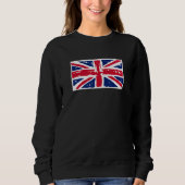 UNION JACK BRITIAN FLAG STAMP GRAPHIC SWEATSHIRT (Vorderseite)