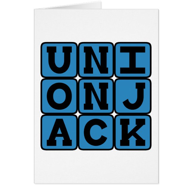 Union Jack, Britische Flagge (Vorne)