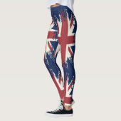 Union Jack (britische Flagge), Grunge-Stil Leggings (Links)