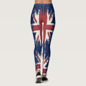 Union Jack (britische Flagge), Grunge-Stil Leggings (Rückseite)