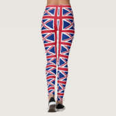 Union Jack/Britische Flagge Leggings (Rückseite)