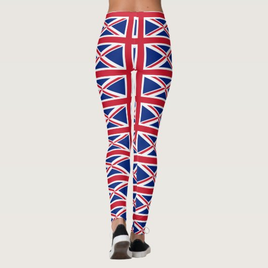 Union Jack/Britische Flagge Leggings (Rückseite)