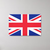 Union Jack ~ Britische Flagge Leinwanddruck (Vorderseite)